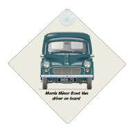 Morris Minor 8cwt Van 1968-70 Car Window Hanging Sign